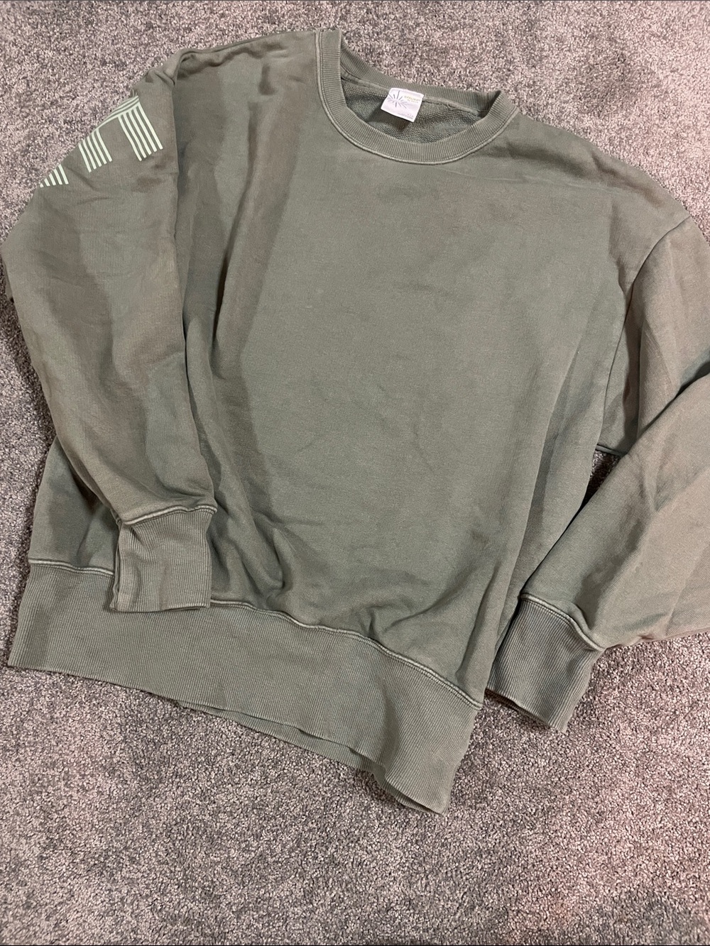 Offline aerie S Olive Crewneck Sweatshirt